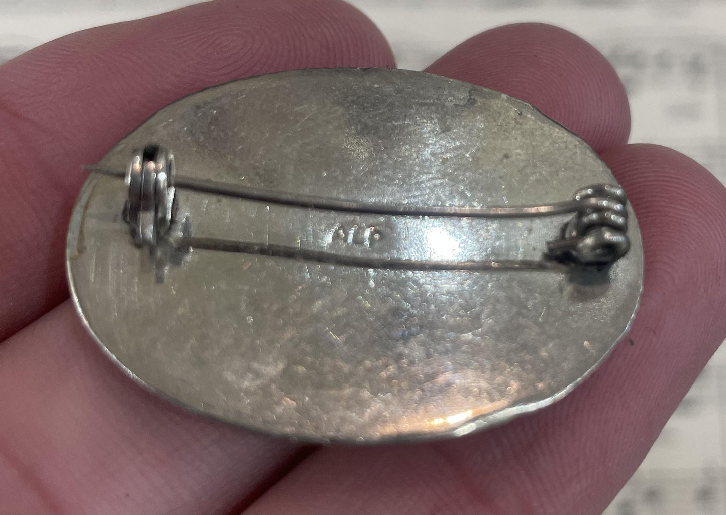 Antique Italian Micromosaic Micro Mosaic Brooch c1940