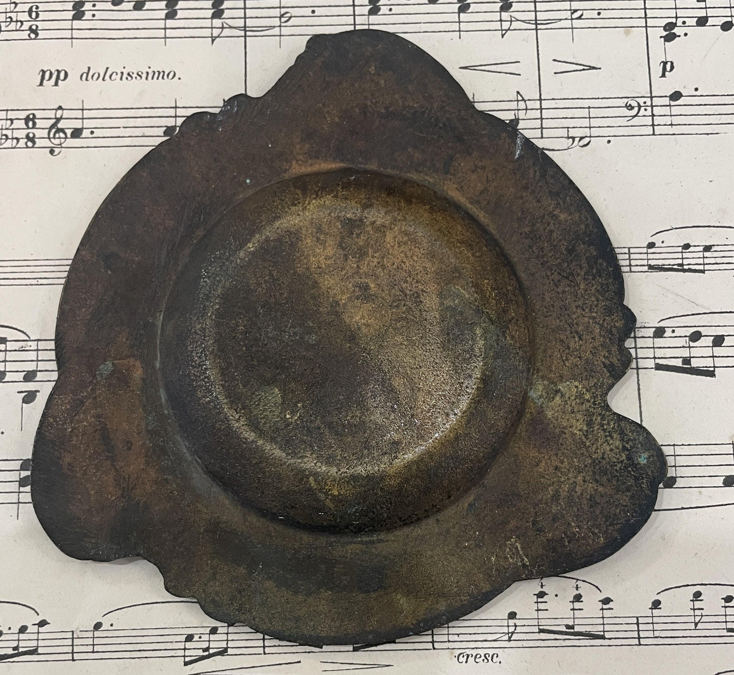 Antique French Art Nouveau Bronze Tray Cie Generale Electrique Nancy c1920