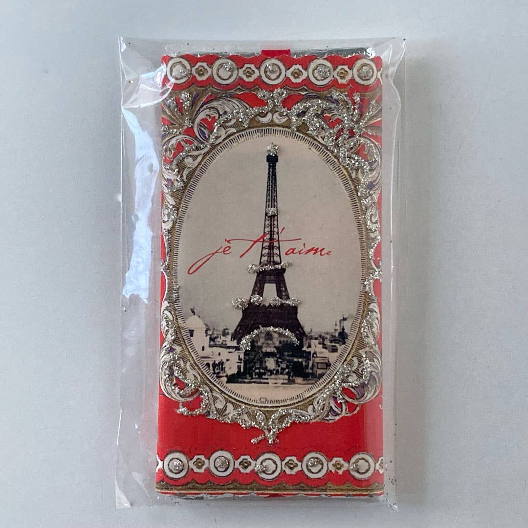 Chocolate Bars - Valentines: Dark / Eiffel Tower in Red Frame