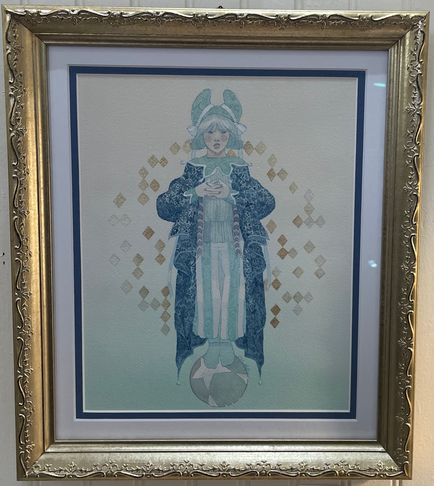 Balancer - Watercolor Original Painting by Ellie Hoffman