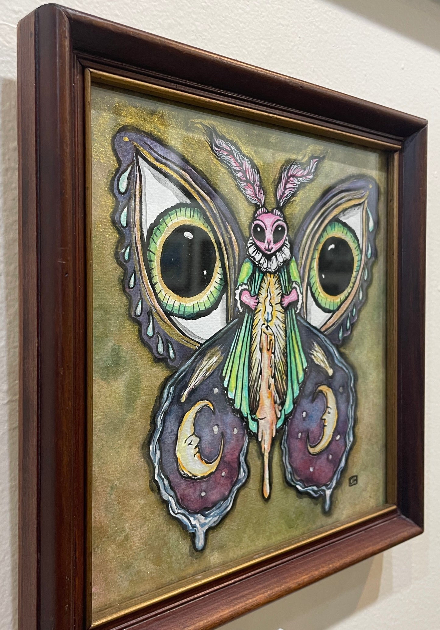 The Vessel - Original Framed Watercolor Painting by Oliver Hyde