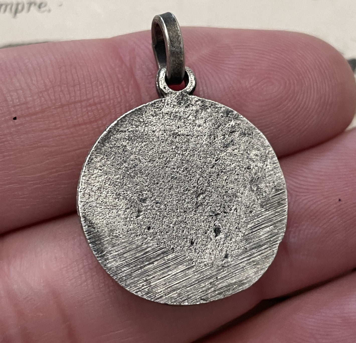 Rare Antique French Pewter Medal Owl "Je suis chouette" (I'm awesome) c1940
