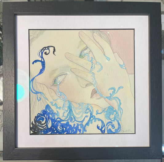 Swirling - Watercolor Original Painting