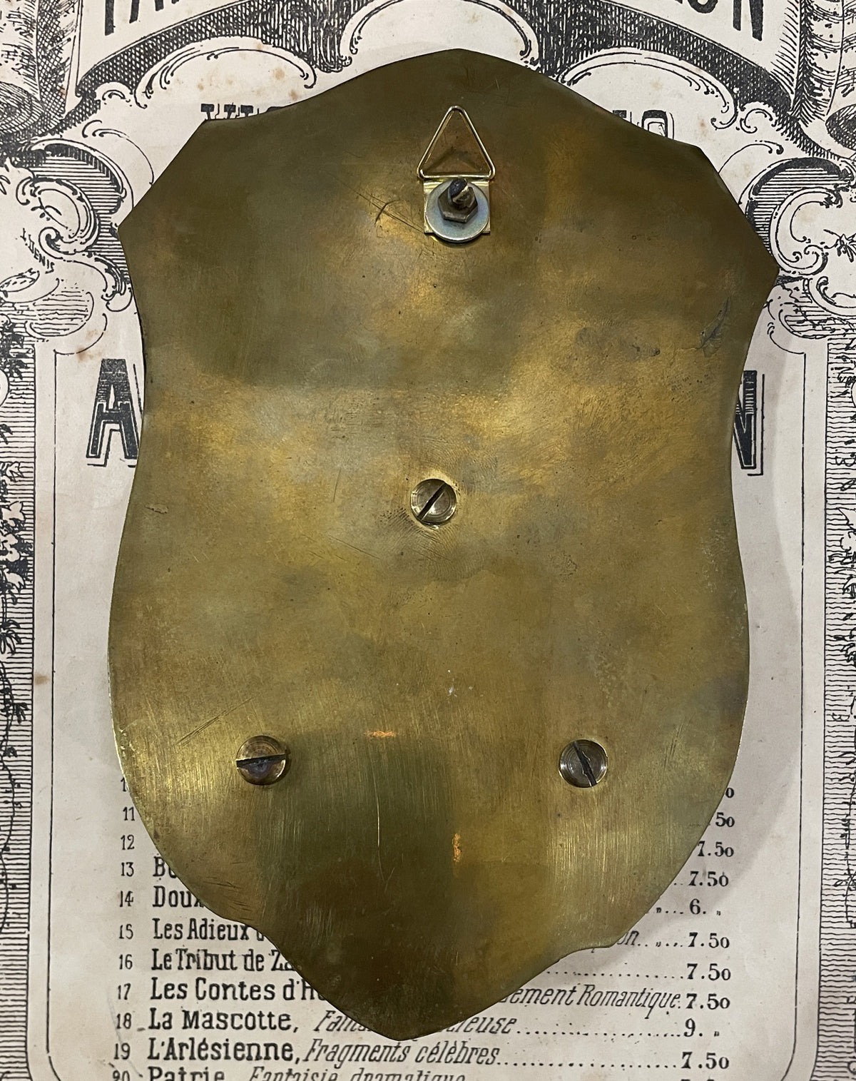 Antique French Jesus & St John Bread Signed Holy Water Font c1920