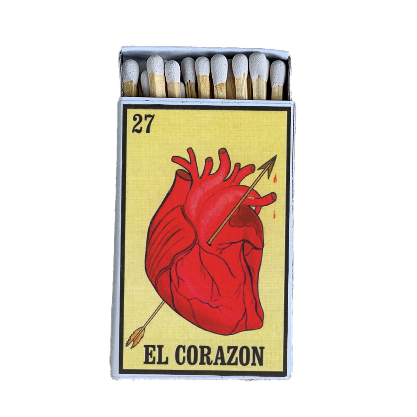 Matches • Loteria Corazon • Home Decor for Candles & Incense