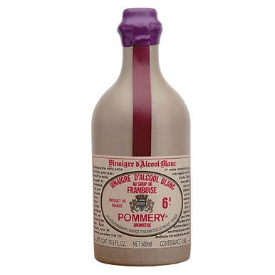 Pommery Raspberry White Wine Vinegar Stone Bottle 16oz