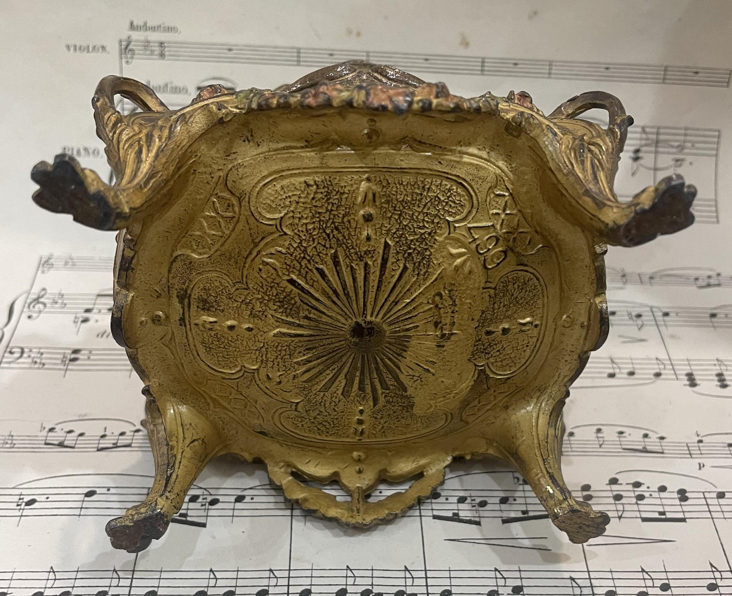 Antique French Furniture Jewelry Box c1900