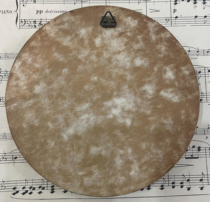 Antique French Miniature Woman Portrait Velvet Glass Roses c1920