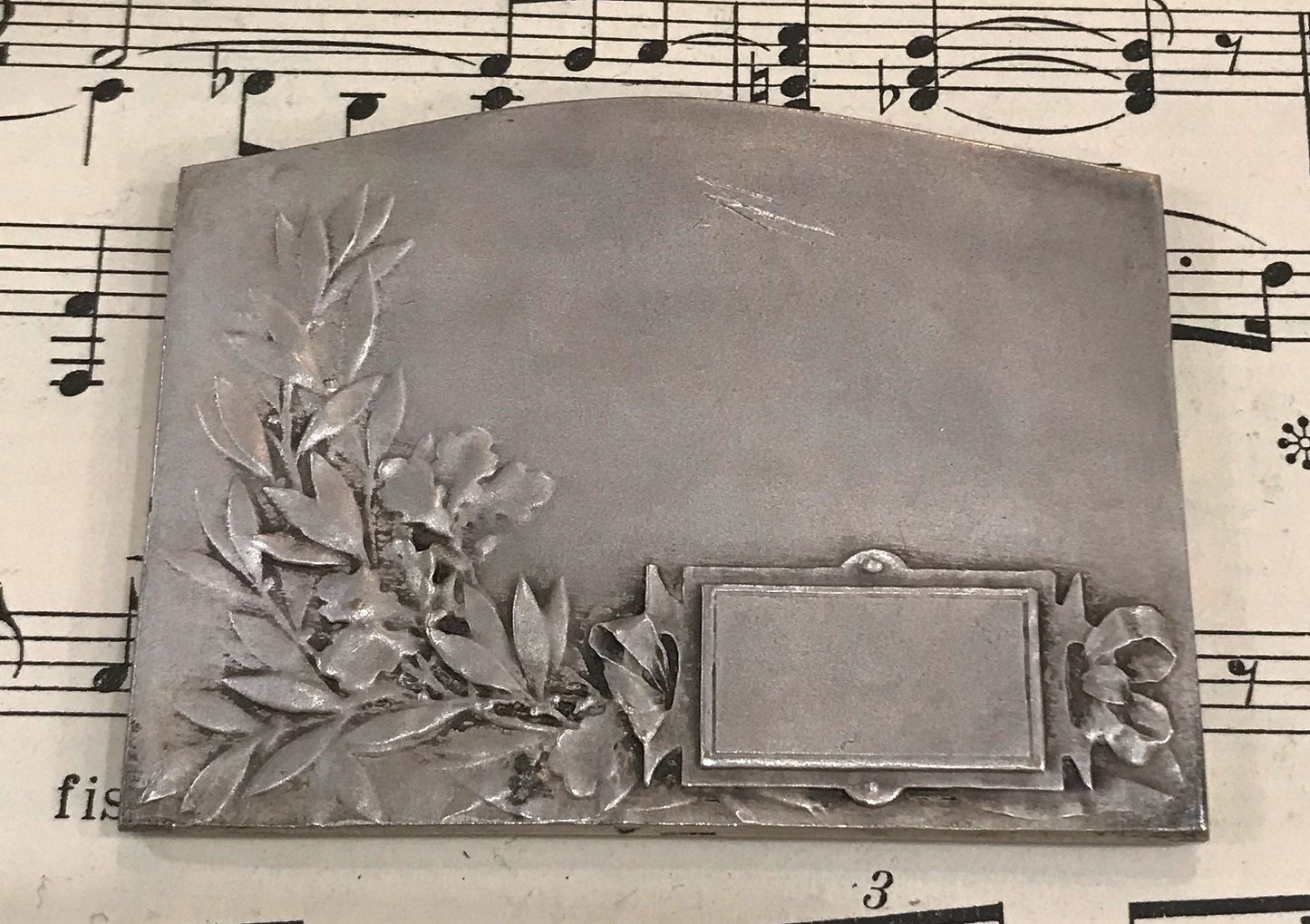 Antique French Bronze Plaque Tourcoing Gymnastics c1927