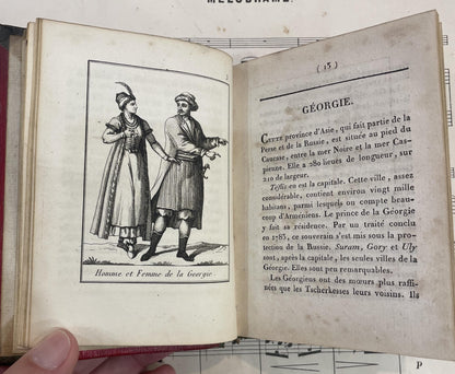 Rare Antique French Book Petits Voyages Pittoresques 15 engravings c1813