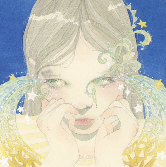 Sorrow - Watercolor Original Painting by Ellie Hoffman