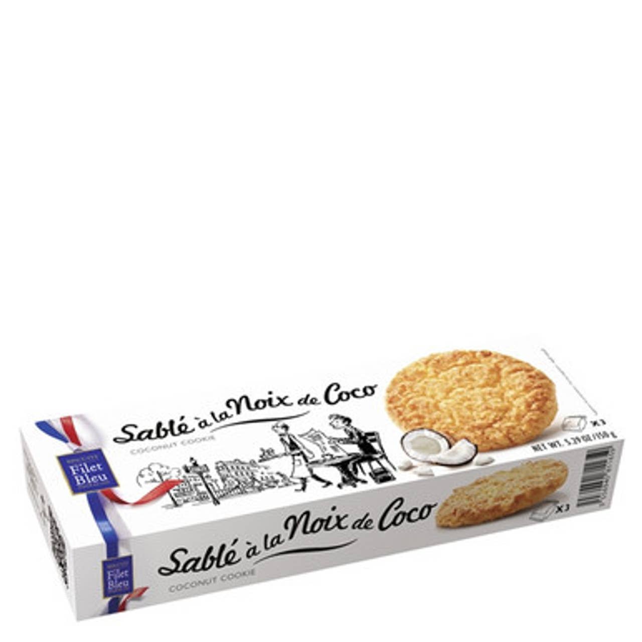 Filet Bleu Filet Bleu Coconut Cookies 5.29oz
