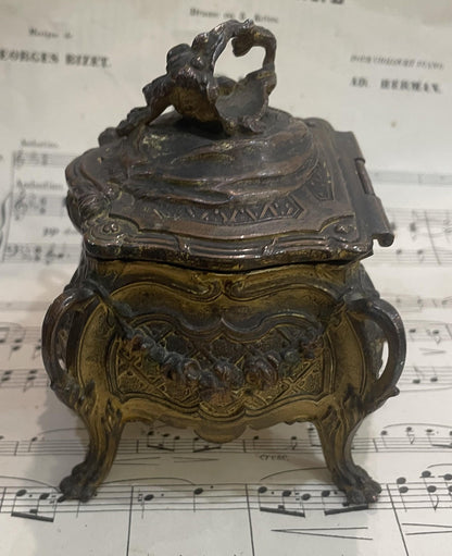 Antique French Furniture Jewelry Box c1900