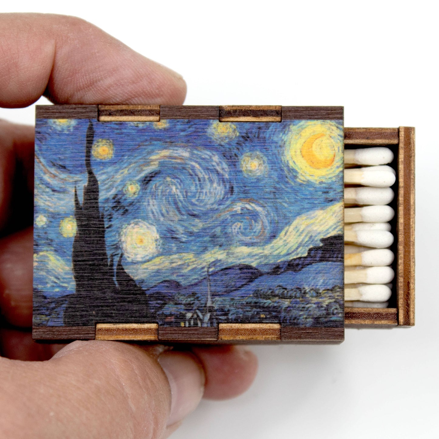 Matches • Starry Night Van Gogh Wooden Matchboxes
