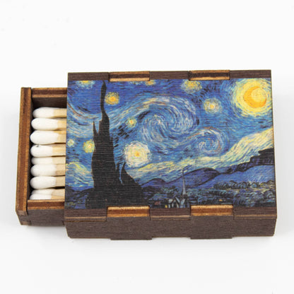Matches • Starry Night Van Gogh Wooden Matchboxes