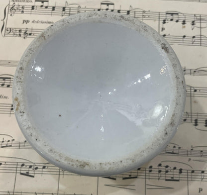 Antique French Advertising Match Striker Holder Cassis Rouviere Ceramic Porcelain c1920