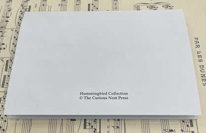 Lot of 5 French Antique Bird Engravings Greeting Cards 5x7 Blank with Envelope