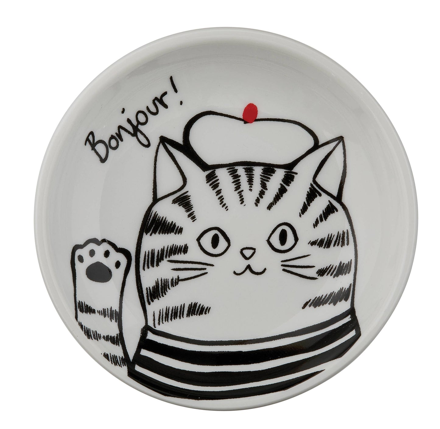 The Grand Tour Paris Dish Bonjour Cat