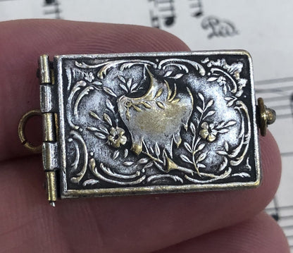 Antique French Souvenir Photos Pendant / Book Forges Les Eaux c1910