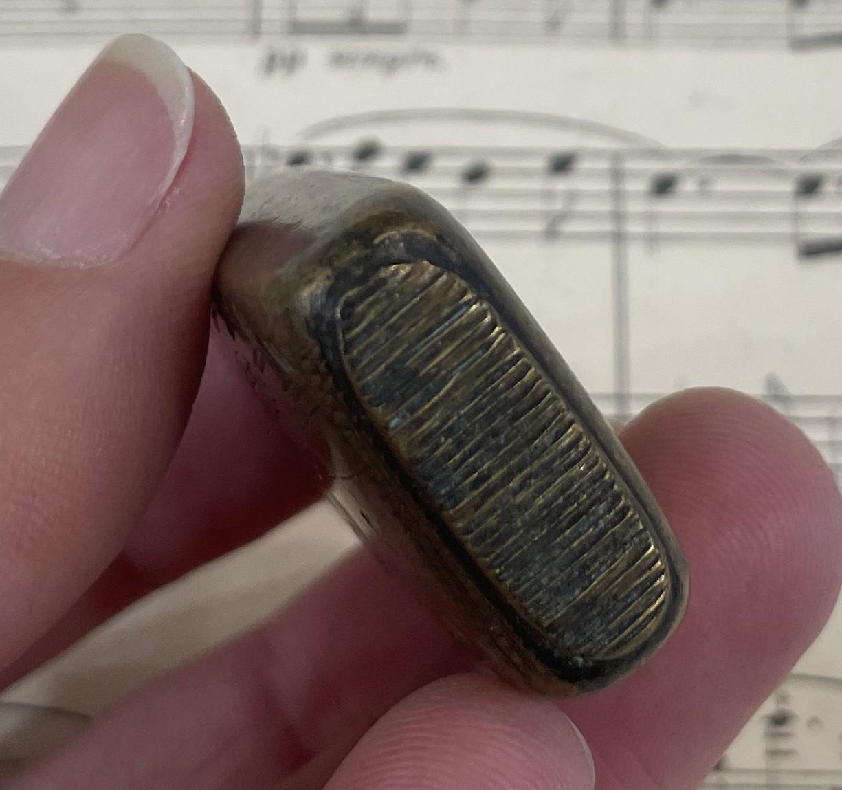 Antique French Match Case Vesta Crane c1900