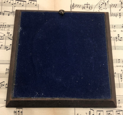 Rare Antique French Reliquary Pearls Dried Flowers Domed Glass c1880