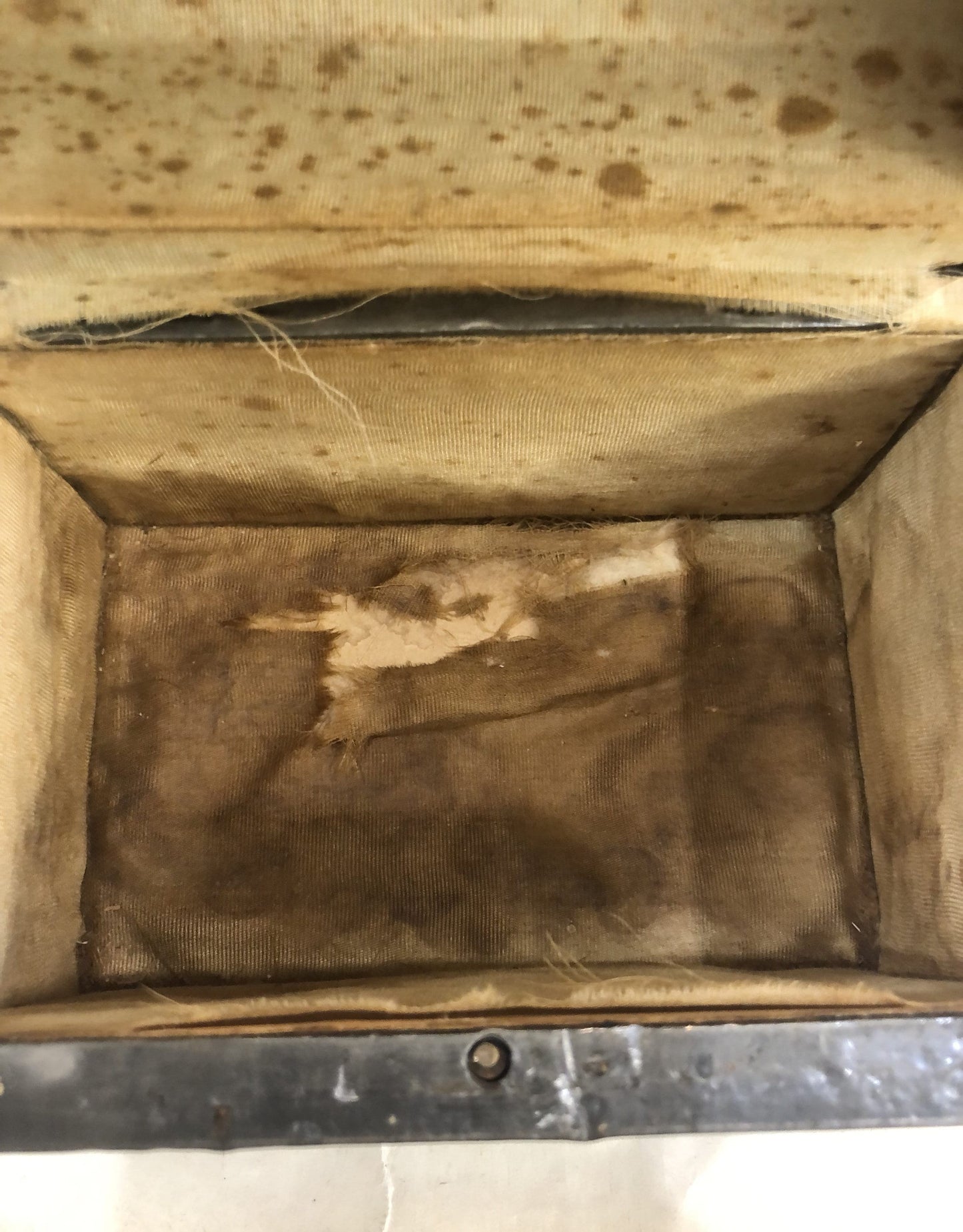 Rare Antique French Church Reliquary Box Chasse Knights c1880