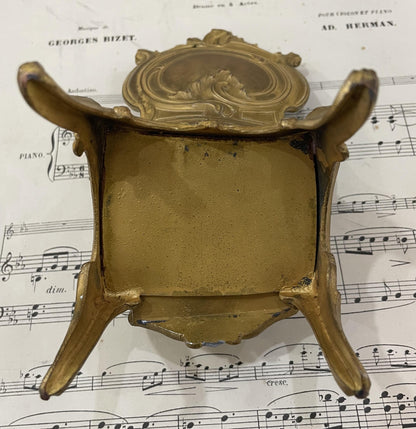 Rare Antique French Furniture Chair Drawer Jewelry Box c1900