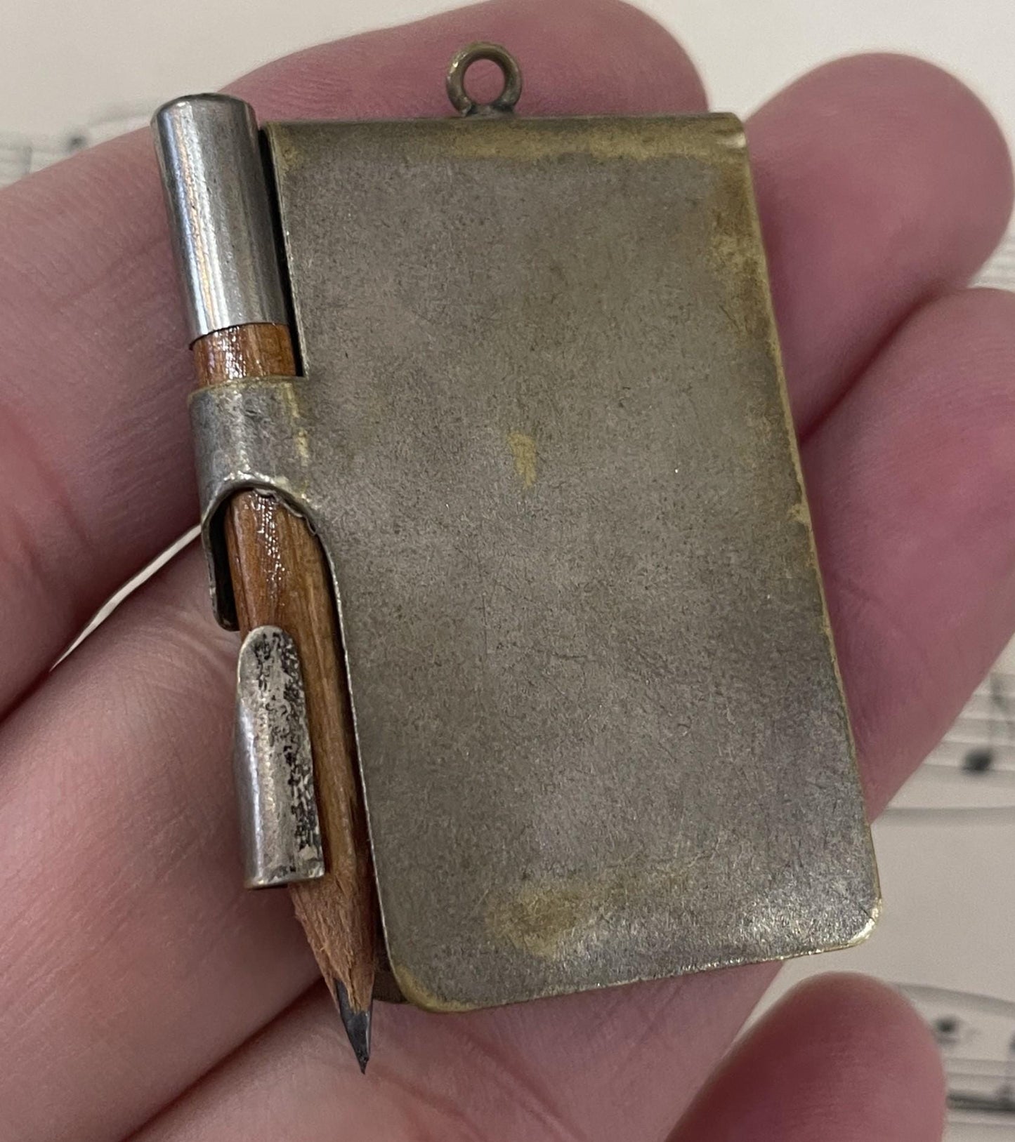 Rare Antique French Art Nouveau Dragonfly Dance Card c1910