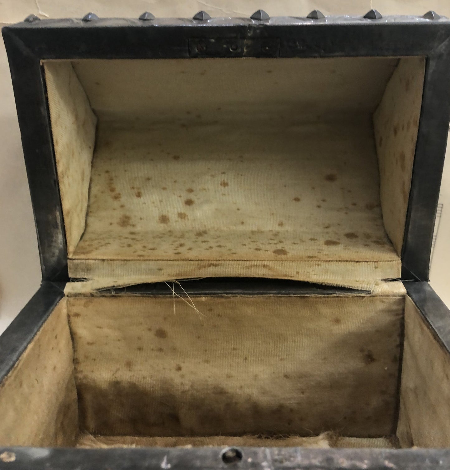 Rare Antique French Church Reliquary Box Chasse Knights c1880