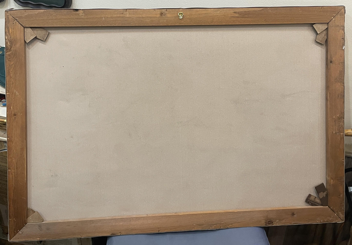 Rare Large Antique Flemish Oil on Canvas Still Life Painting Signed L. Van Hove c1940