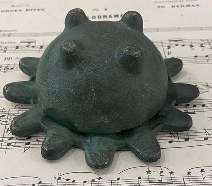 Rare Antique French Grotesque Bronze Ashtray Tray c1930