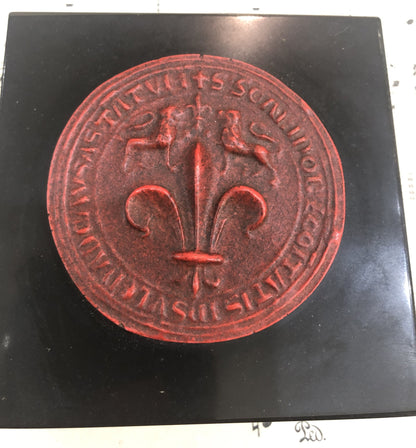 Rare Vintage Fleur de Lys from the Louvres Museum Souvenir Shop Paperweight c1960