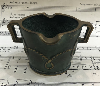 Rare Antique French Max LeVerrier Bronze Tray Sauce c1940