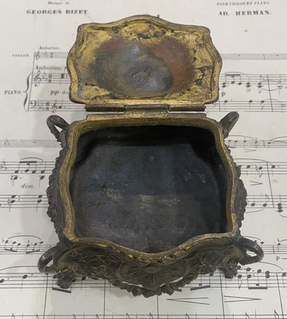 Antique French Furniture Jewelry Box c1900
