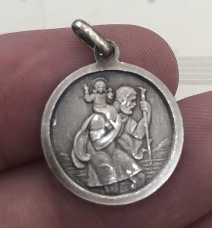 Vintage French St. Therese of Lisieux Religious Medal c1960