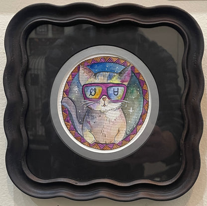 Wesa - Original Framed Watercolor