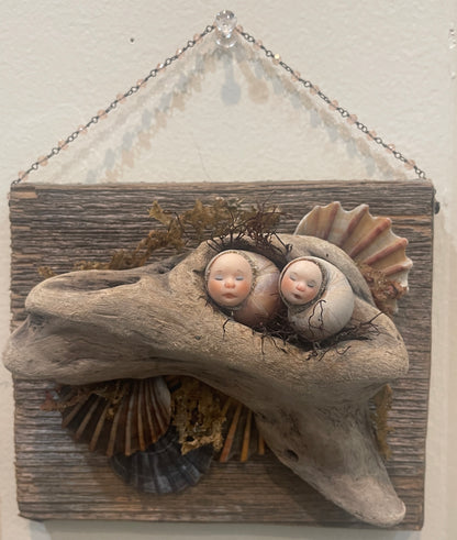 Mermaid Assemblage by Nancy Nelson