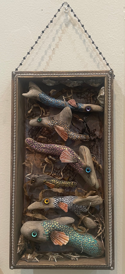 Drift Wood Assemblage by Nancy Nelson