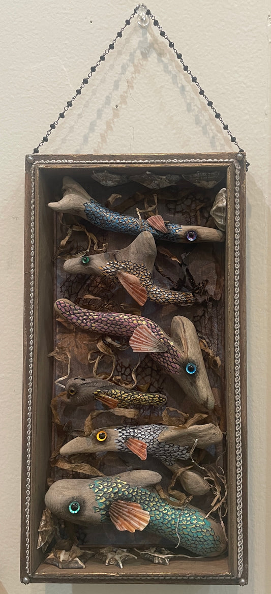 Drift Wood Assemblage by Nancy Nelson