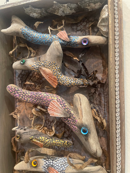 Drift Wood Assemblage by Nancy Nelson