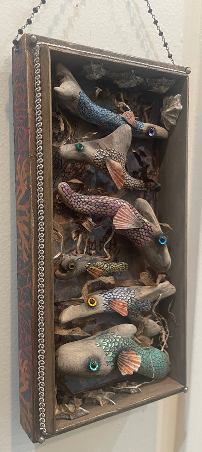 Drift Wood Assemblage by Nancy Nelson