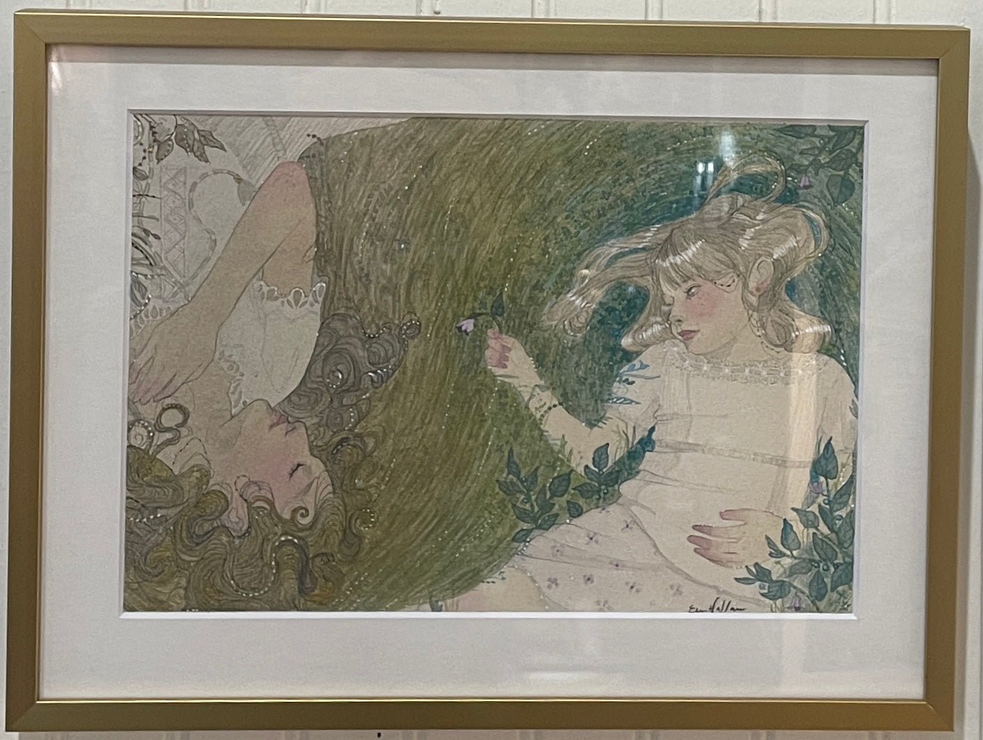 Don't forget - Watercolor Original Painting by Ellie Hoffman