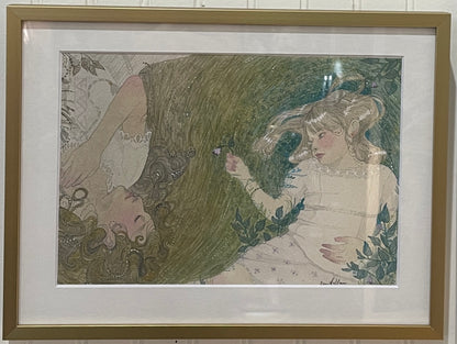 Don't forget - Watercolor Original Painting by Ellie Hoffman