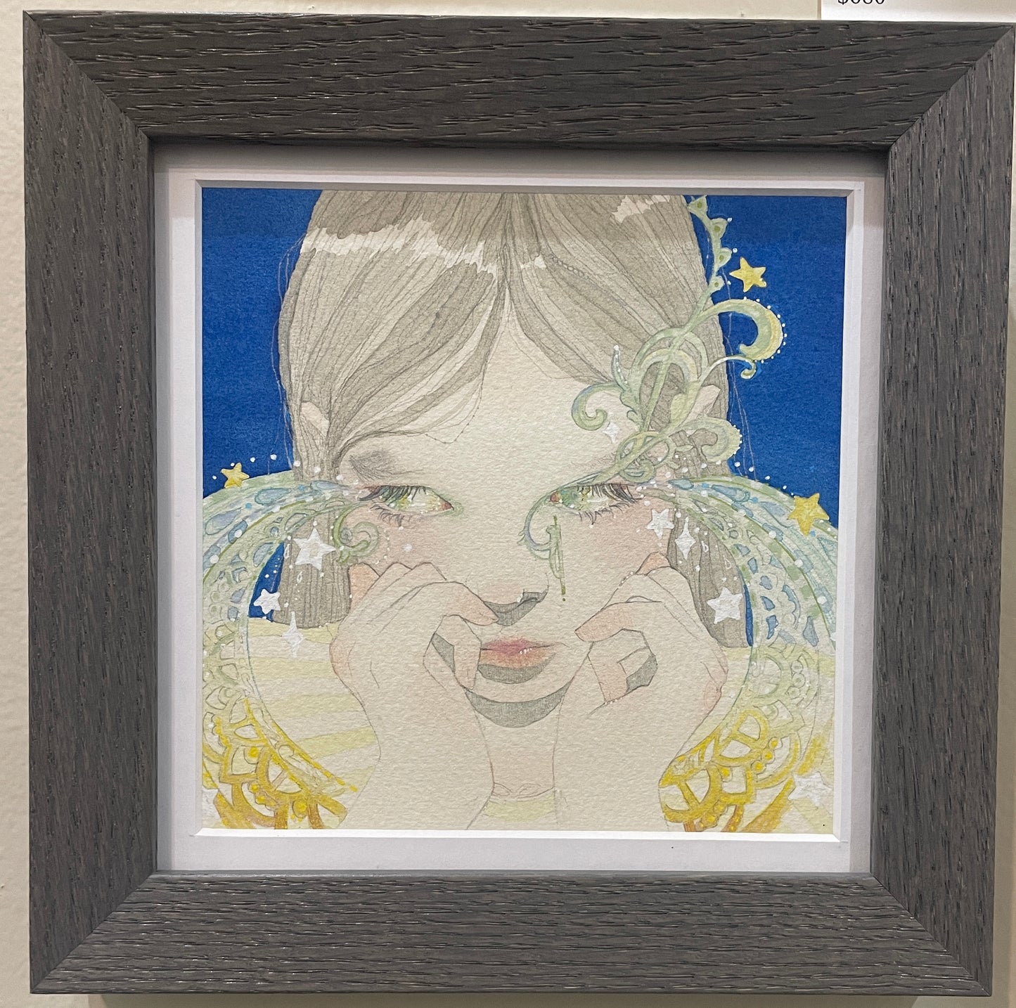 Sorrow - Watercolor Original Painting by Ellie Hoffman