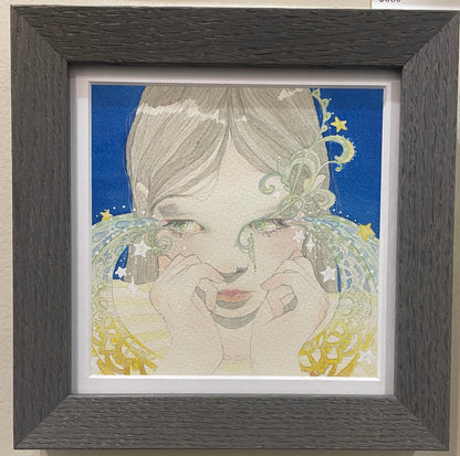 Sorrow - Watercolor Original Painting by Ellie Hoffman