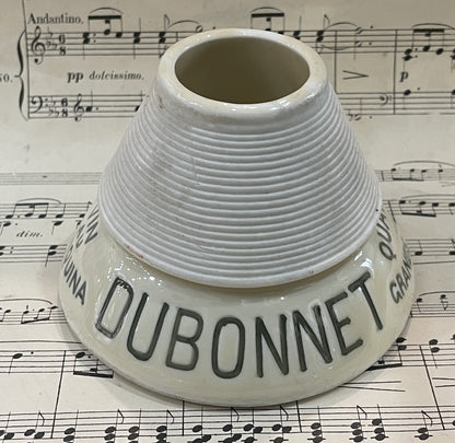 Antique French Advertising Match Striker Holder Dubonnet Ceramic Porcelain c1920