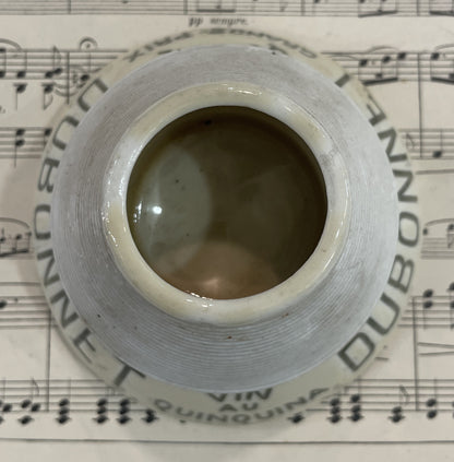 Antique French Advertising Match Striker Holder Dubonnet Ceramic Porcelain c1920