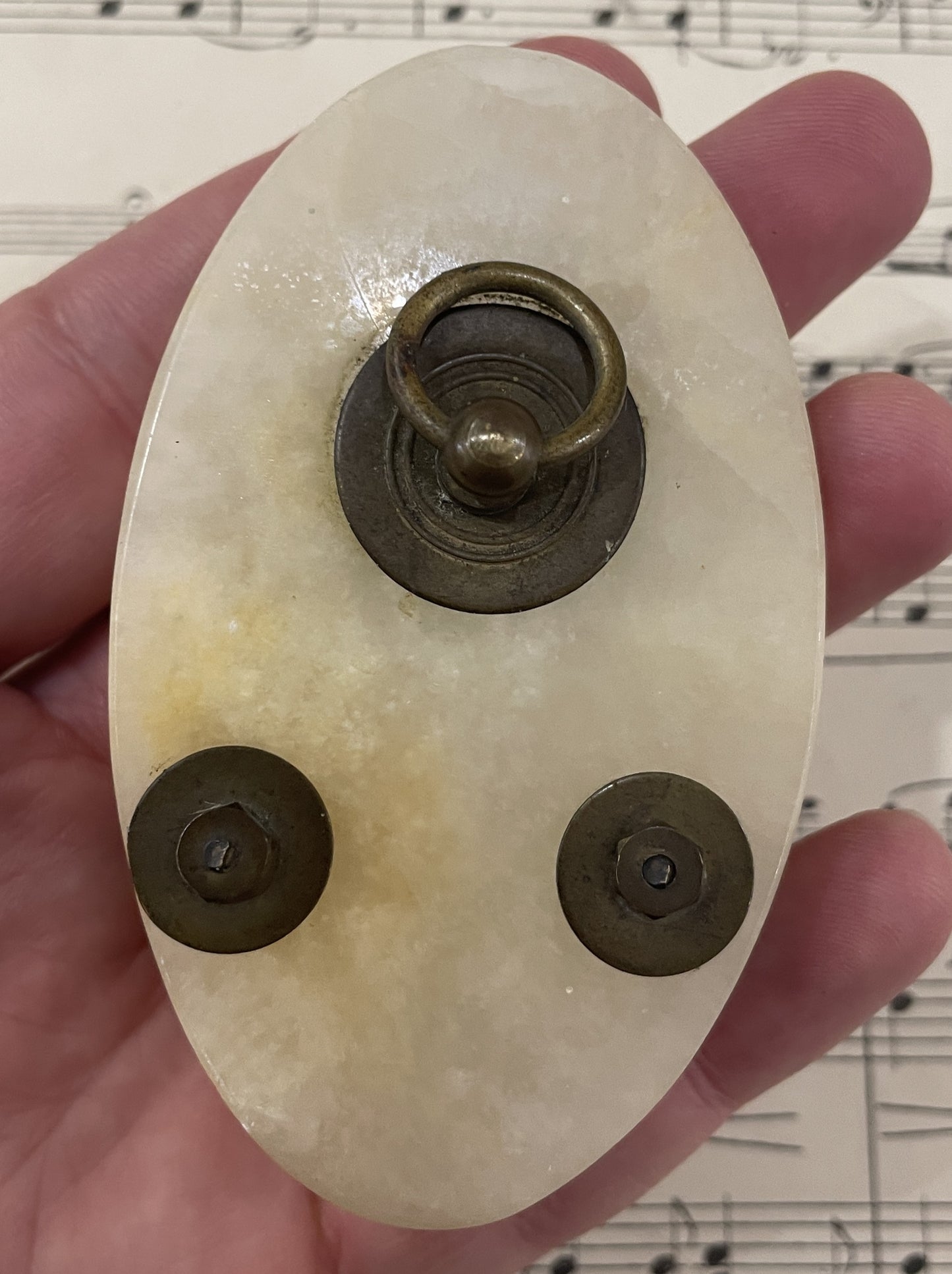 Small Antique French Saint Therese of Lisieux Holy Water Font c1920