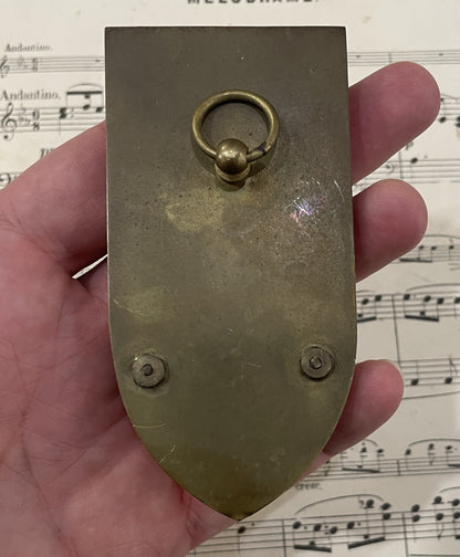 Small Antique French Apparition of Lourdes Holy Water Font c1920