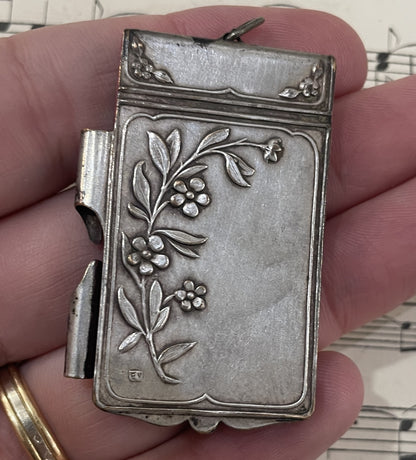 Antique French Art Nouveau Notre Dame de Laghet Dance Card c1910